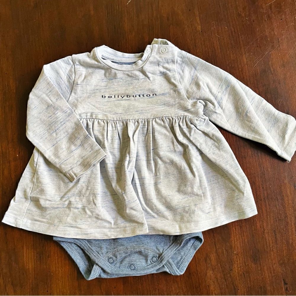 Bellybutton Organic Cotton Baby Dress Size 62 EU/ 3 Months US